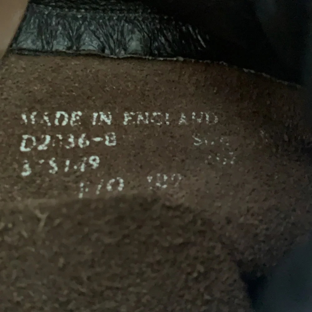 RARE VTG Dr. Martens Made in England 939 Leather Tan Boots Size 10 - Picture 8 of 9